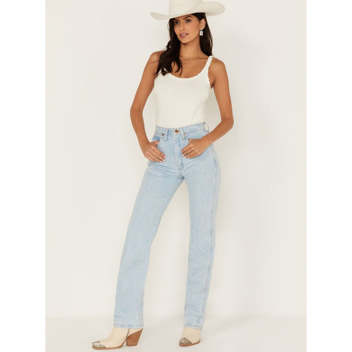 Wrangler Women's Light Wash Slim Fit Cowboy Cut Jeans - Size 28