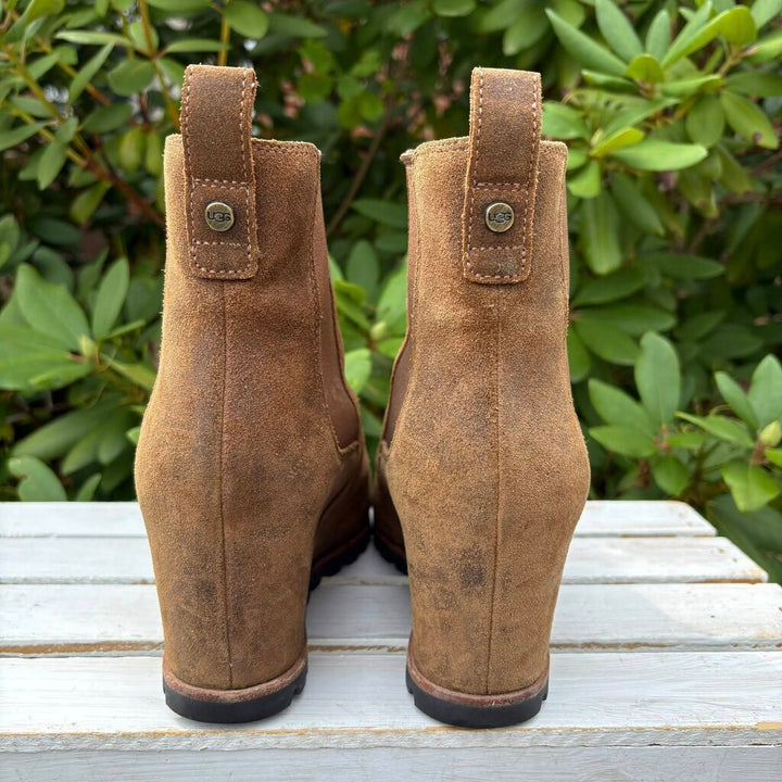 Ugg Pax Boots in Chipmunk Leather - Size 40