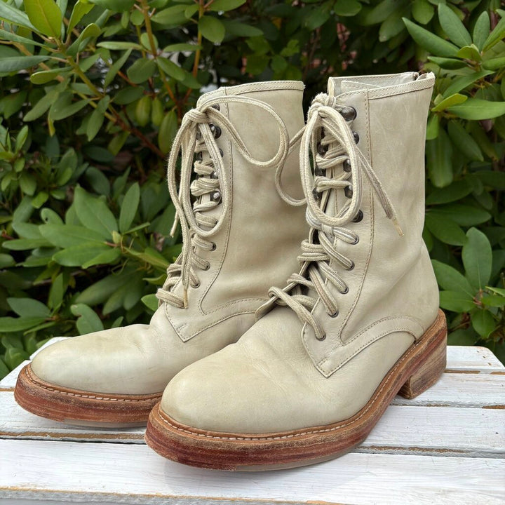 Free People Santa Fe Lace Up Boots - Size 40