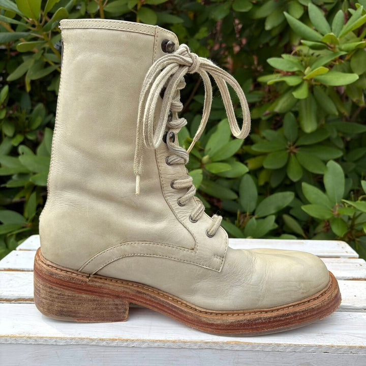 Free People Santa Fe Lace Up Boots - Size 40