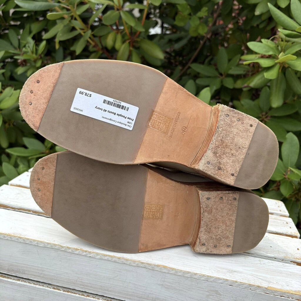 Free People Santa Fe Lace Up Boots - Size 40