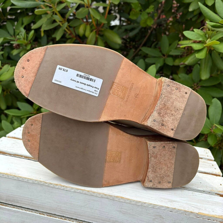 Free People Santa Fe Lace Up Boots - Size 40