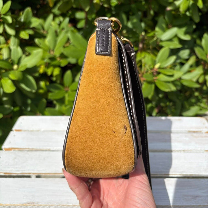 Tory Burch Thea Embossed Exotic Web Flap Crossbody