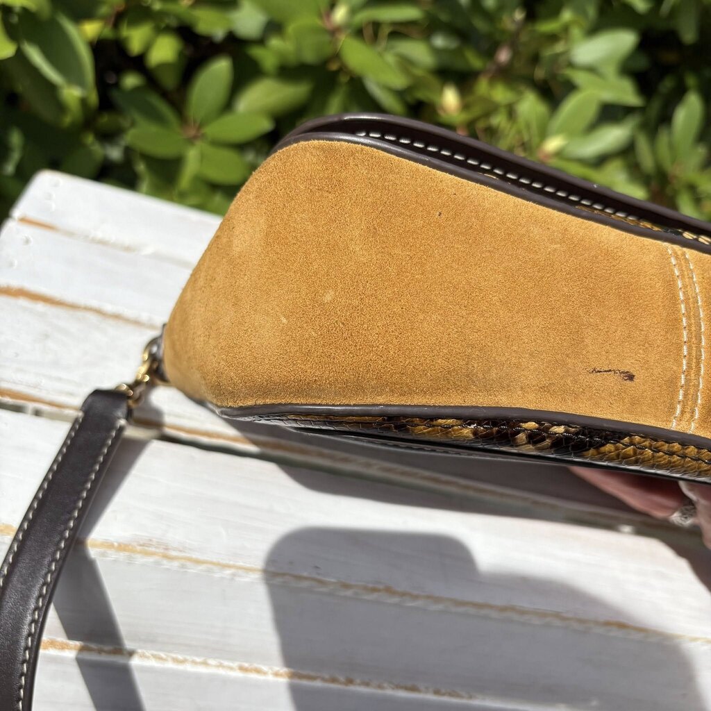 Tory Burch Thea Embossed Exotic Web Flap Crossbody