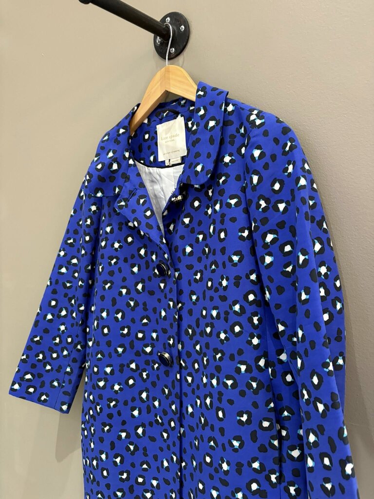 Kate Spade Cyber Cheetah Coat - Size 4