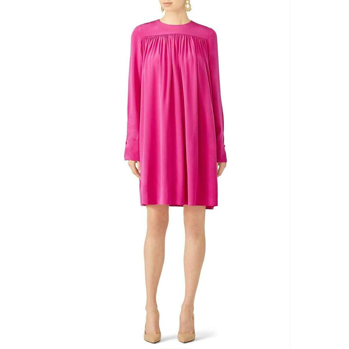 Diane Von Furstenberg Ribbon Silk Tent Dress - Size 8