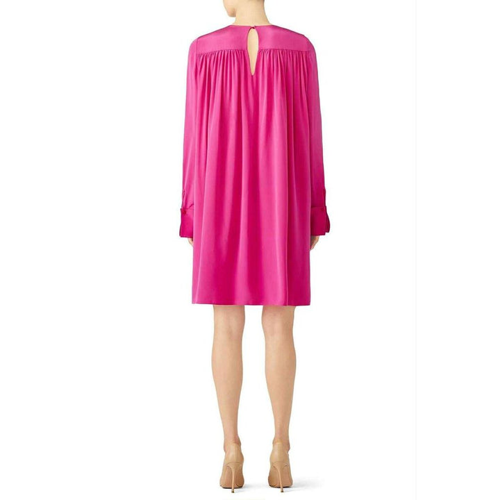 Diane Von Furstenberg Ribbon Silk Tent Dress - Size 8