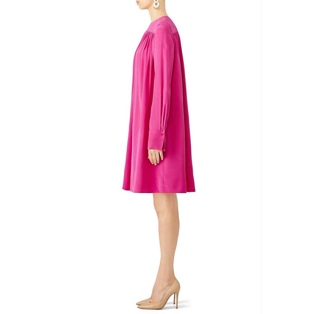 Diane Von Furstenberg Ribbon Silk Tent Dress - Size 8