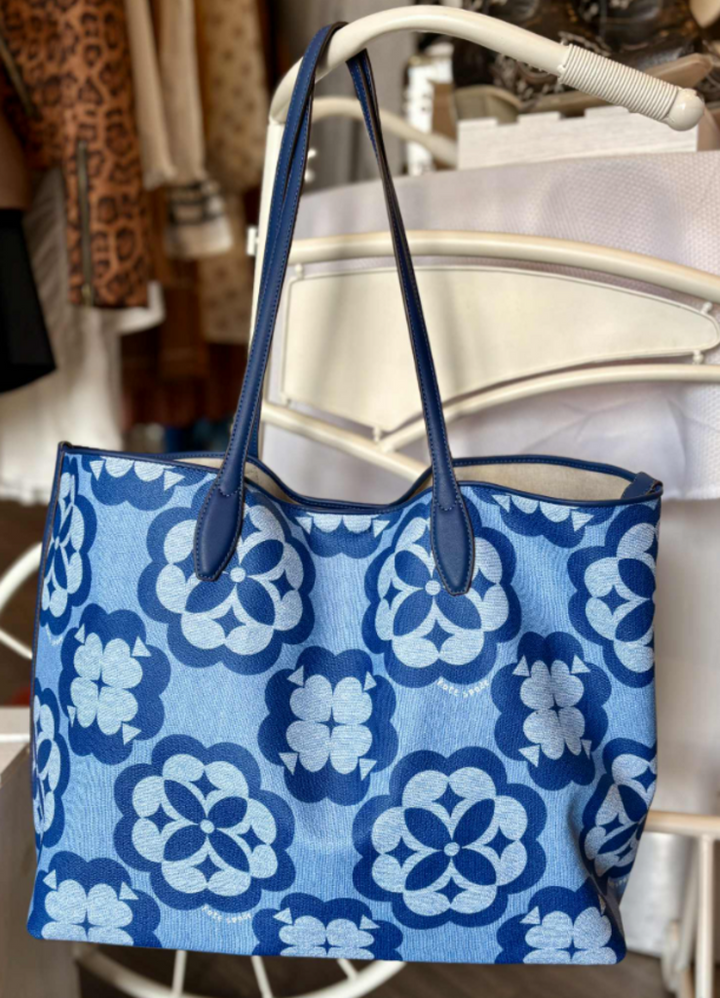 Kate Spade Flower Monogram Sutton Medium Tote (retails $358)