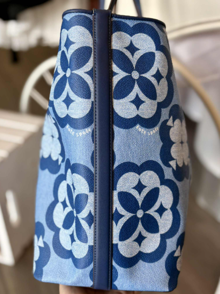 Kate Spade Flower Monogram Sutton Medium Tote (retails $358)