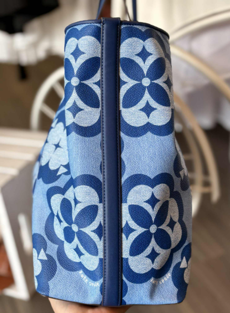 Kate Spade Flower Monogram Sutton Medium Tote (retails $358)