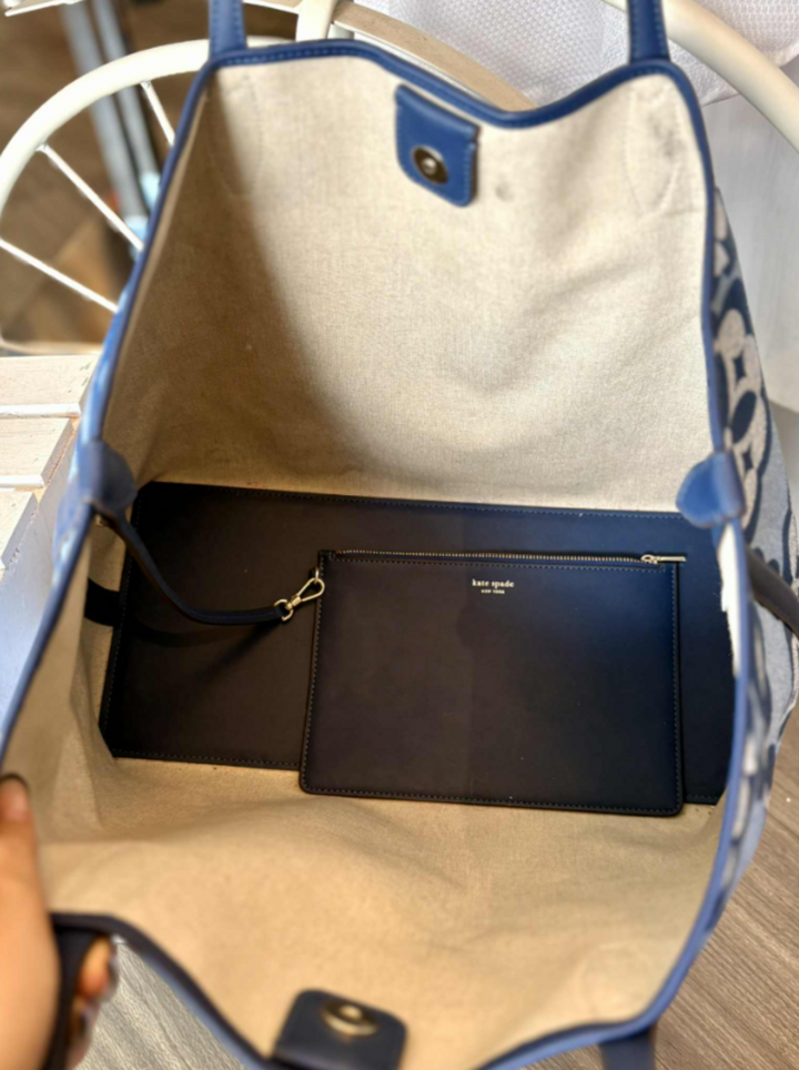 Kate Spade Flower Monogram Sutton Medium Tote (retails $358)