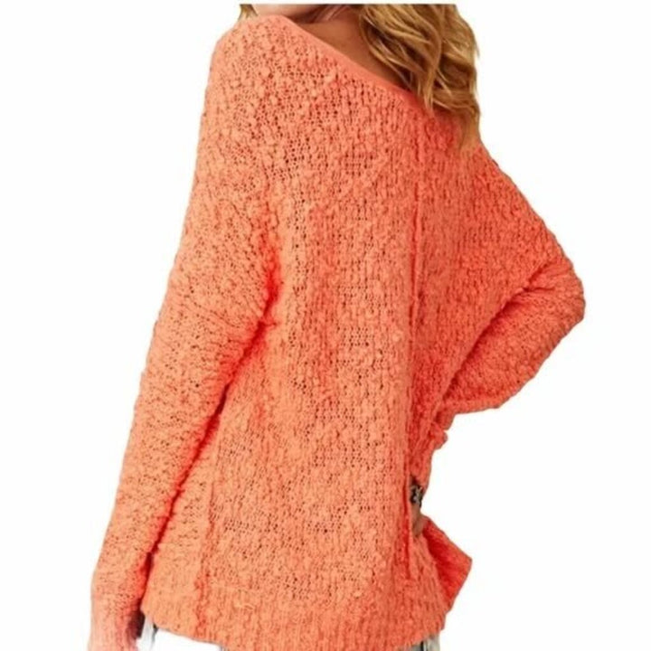 Free People Songbird Sweater in Coral - Size XS
