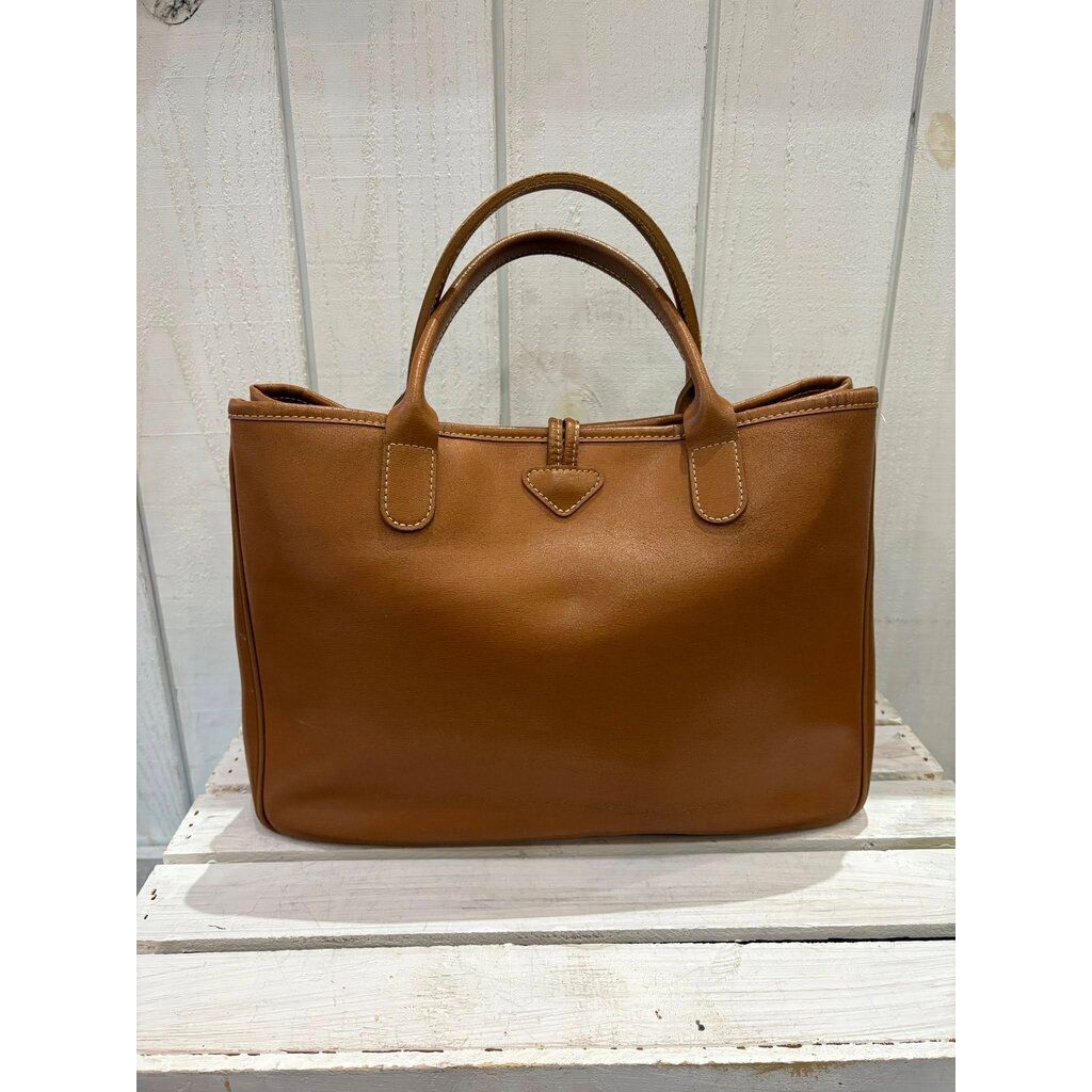 Longchamp Roseau Brown Leather Handbag