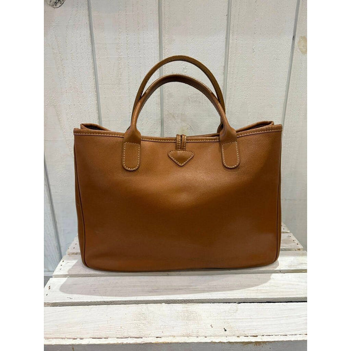 Longchamp Roseau Brown Leather Handbag