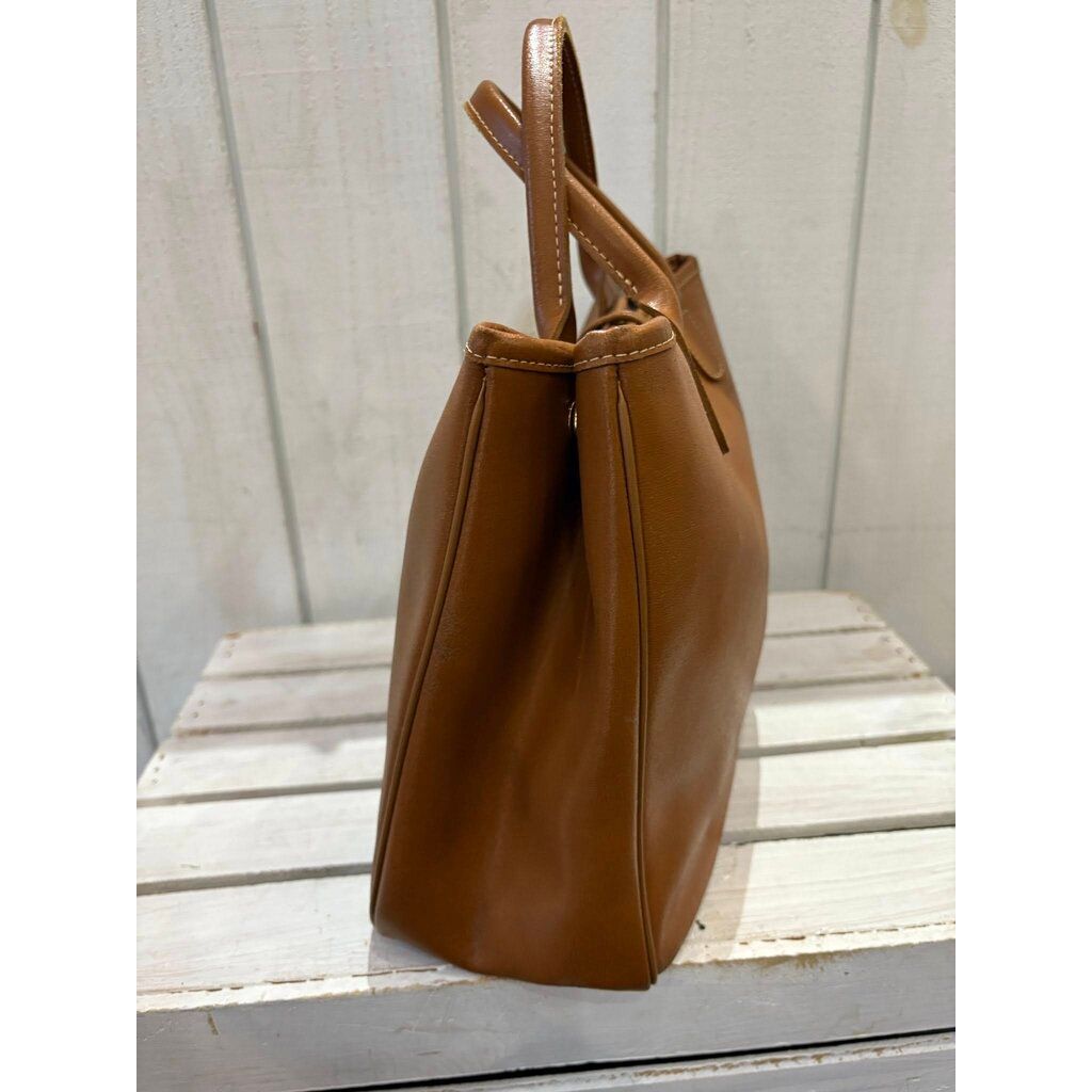 Longchamp Roseau Brown Leather Handbag