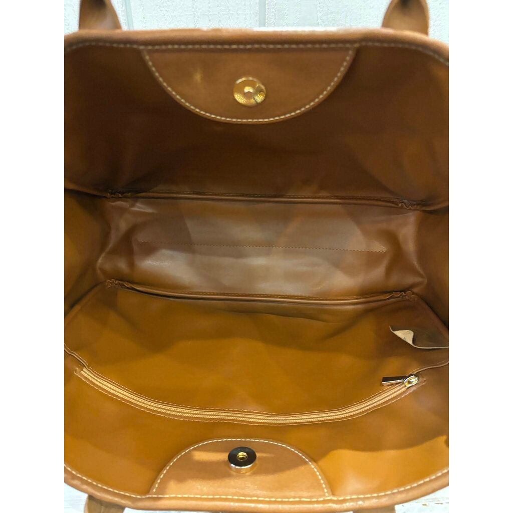 Longchamp Roseau Brown Leather Handbag