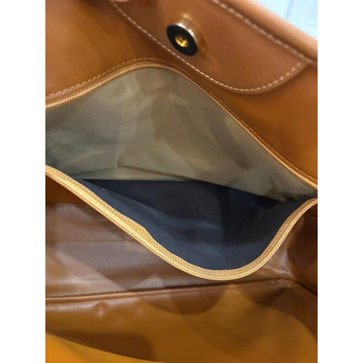 Longchamp Roseau Brown Leather Handbag