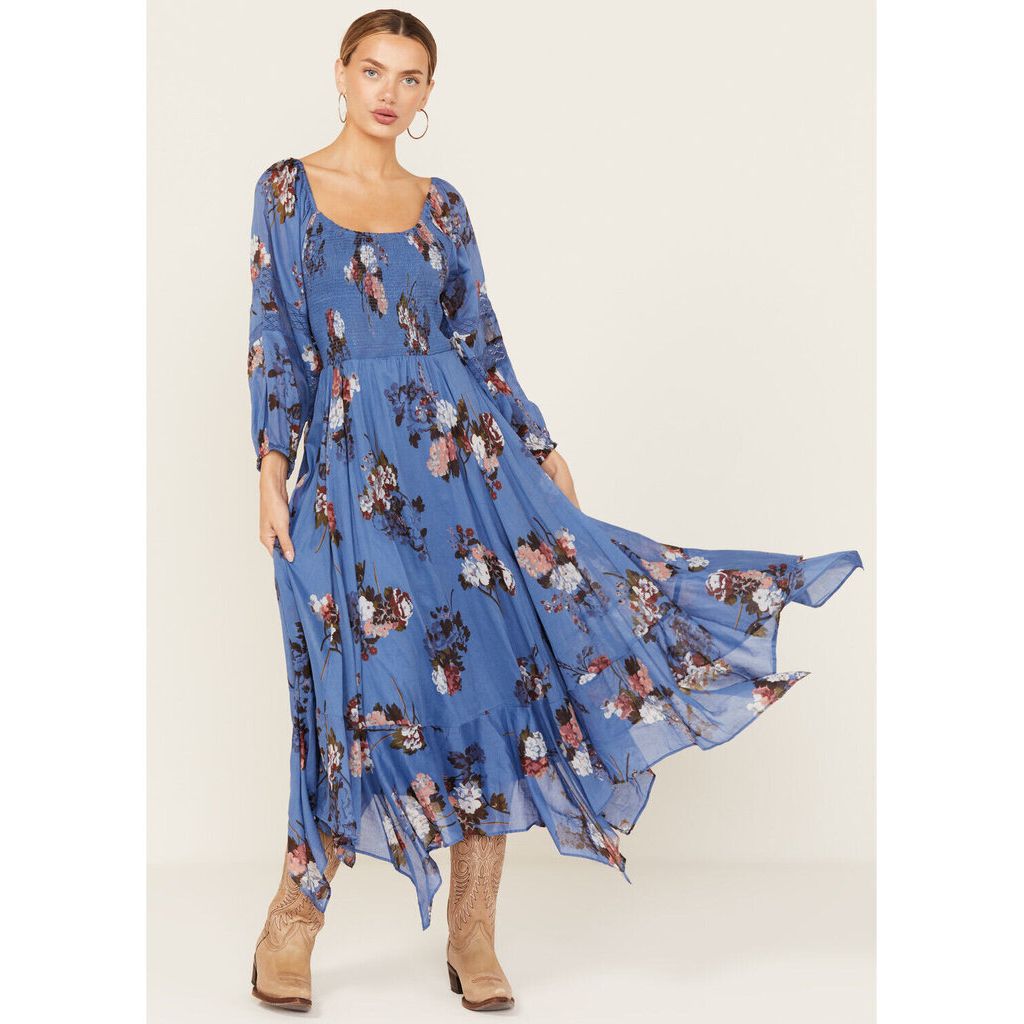 Free People Morning Glory Floral Print Maxi Dress
