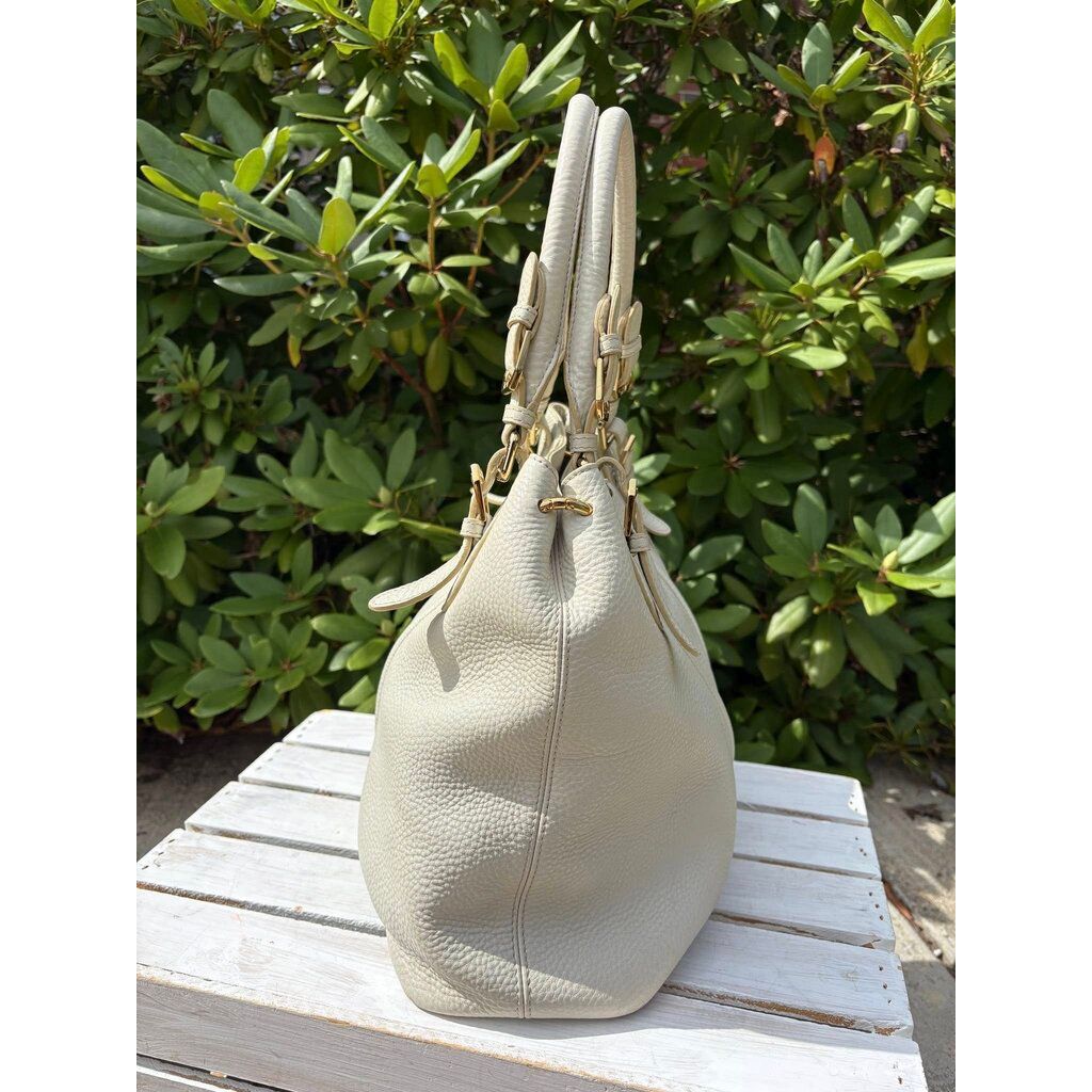 MCM Pebble Leather Shoulder Bag