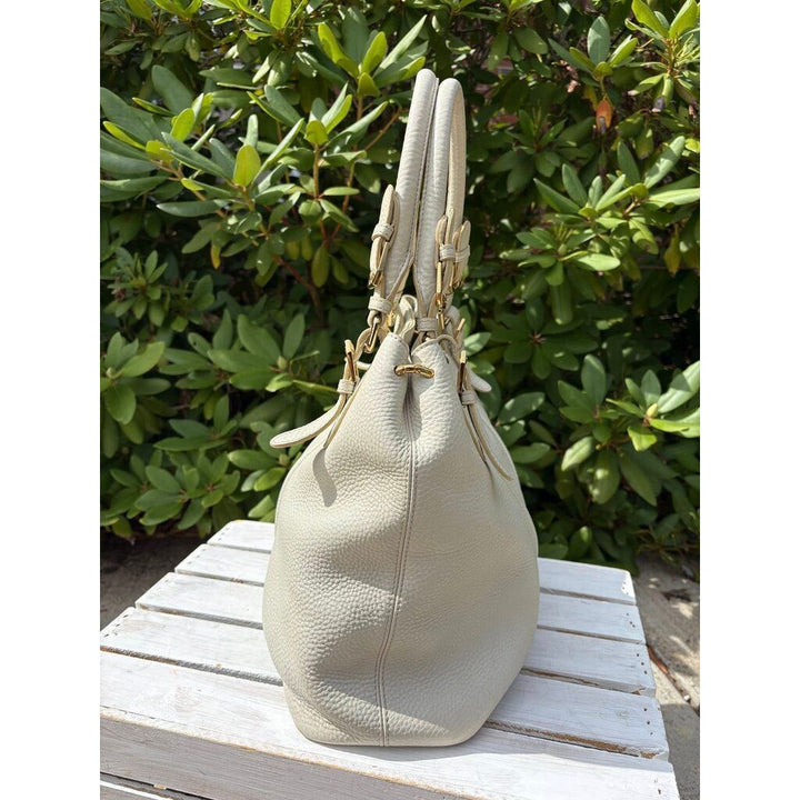 MCM Pebble Leather Shoulder Bag