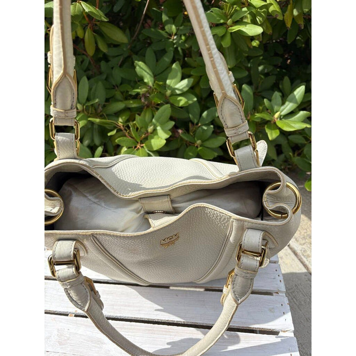 MCM Pebble Leather Shoulder Bag