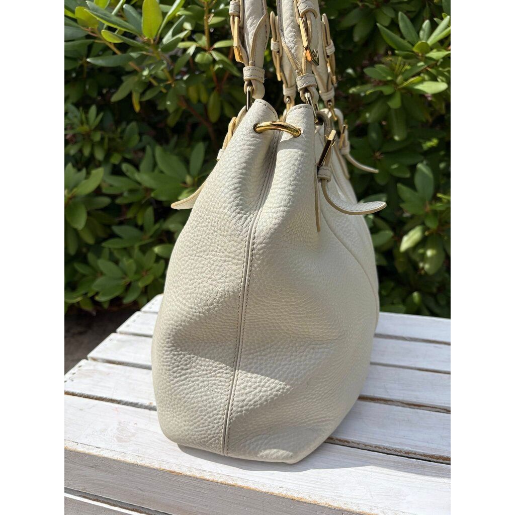 MCM Pebble Leather Shoulder Bag