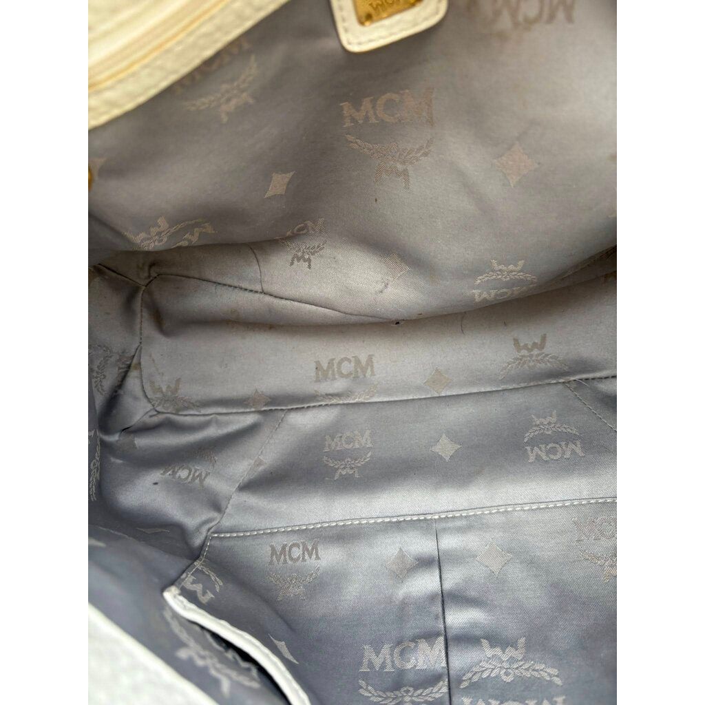 MCM Pebble Leather Shoulder Bag