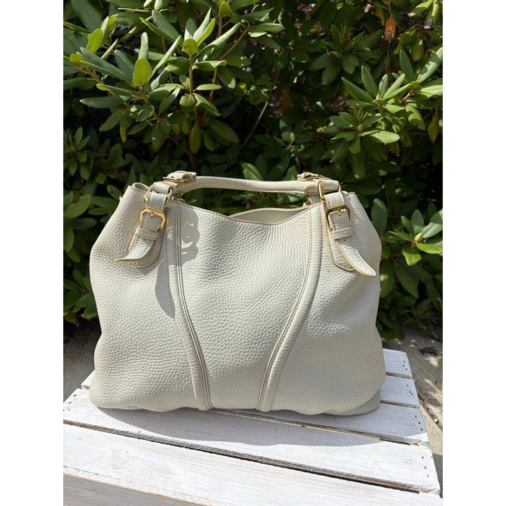 MCM Pebble Leather Shoulder Bag