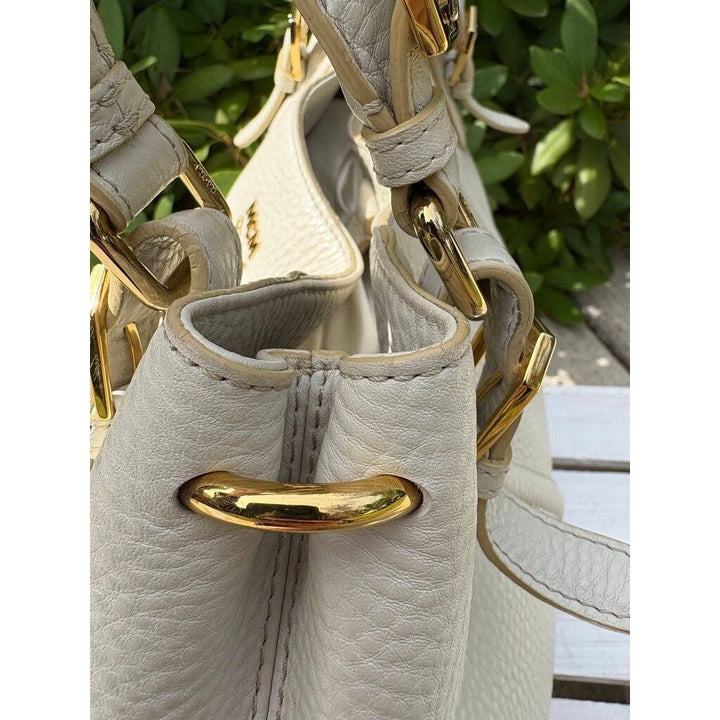 MCM Pebble Leather Shoulder Bag