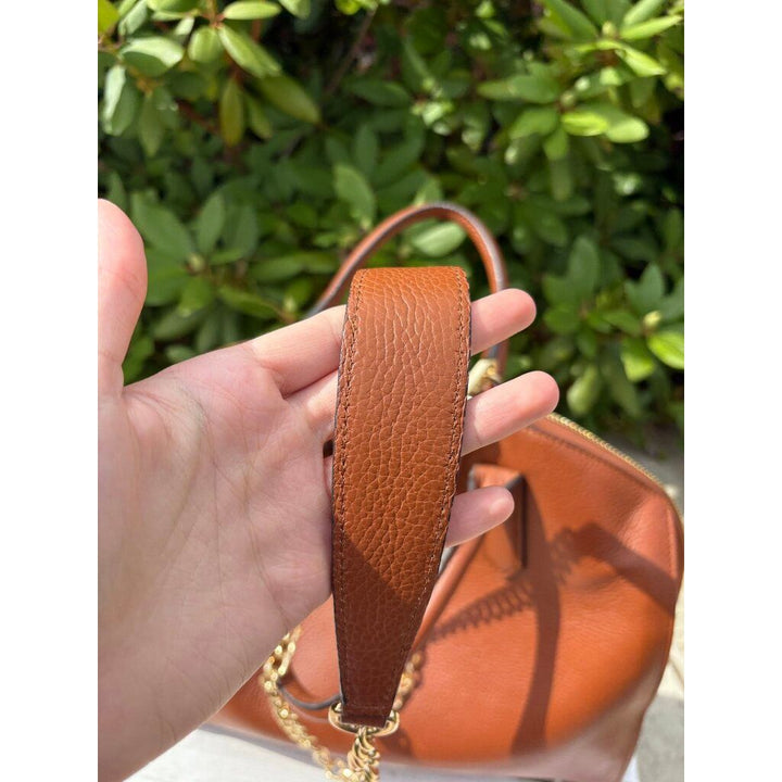 Roberto Cavalli Round Leather Satchel