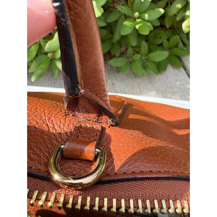 Roberto Cavalli Round Leather Satchel