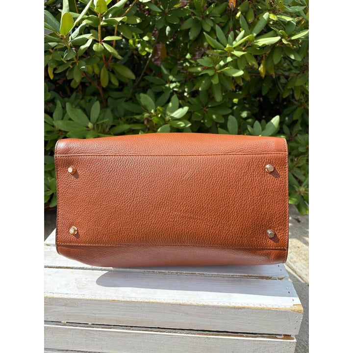 Roberto Cavalli Round Leather Satchel