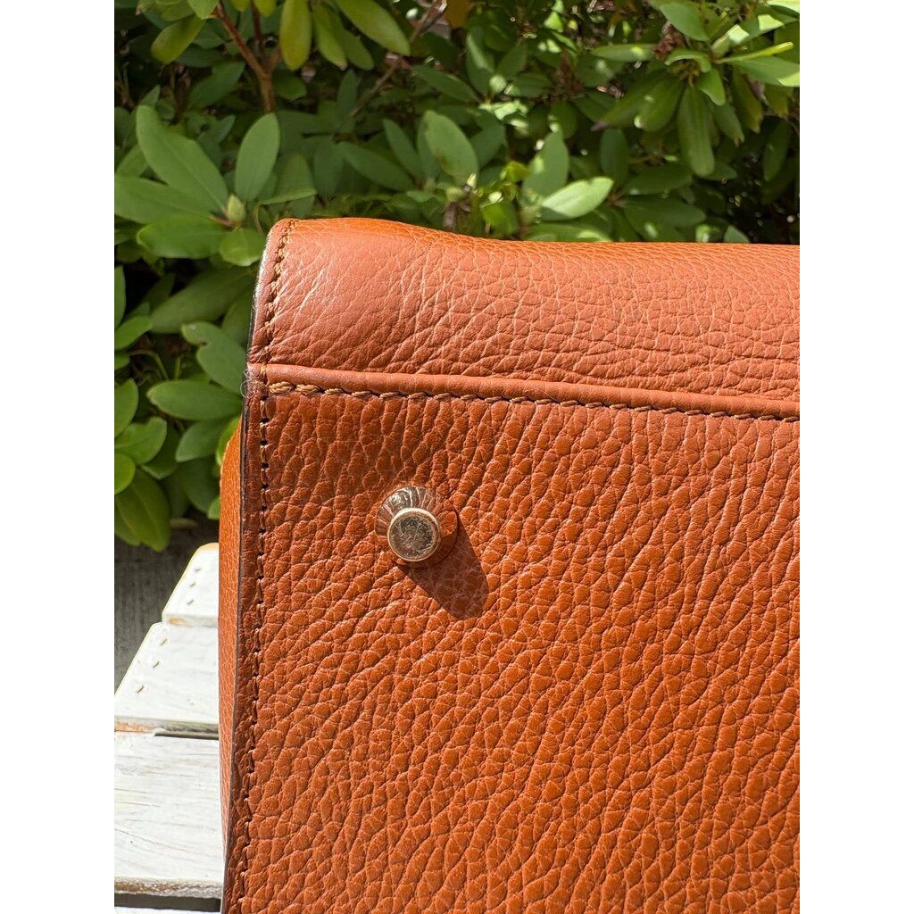 Roberto Cavalli Round Leather Satchel