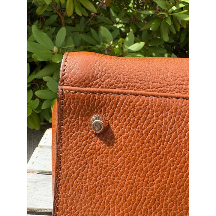 Roberto Cavalli Round Leather Satchel