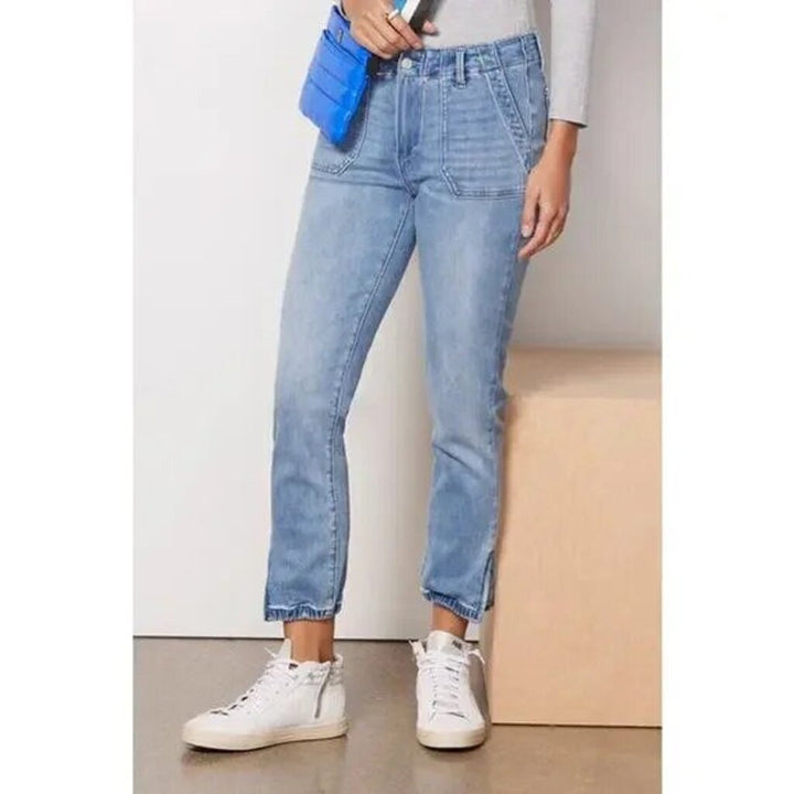 Paige Mayslie Denim Joggers - Size 26