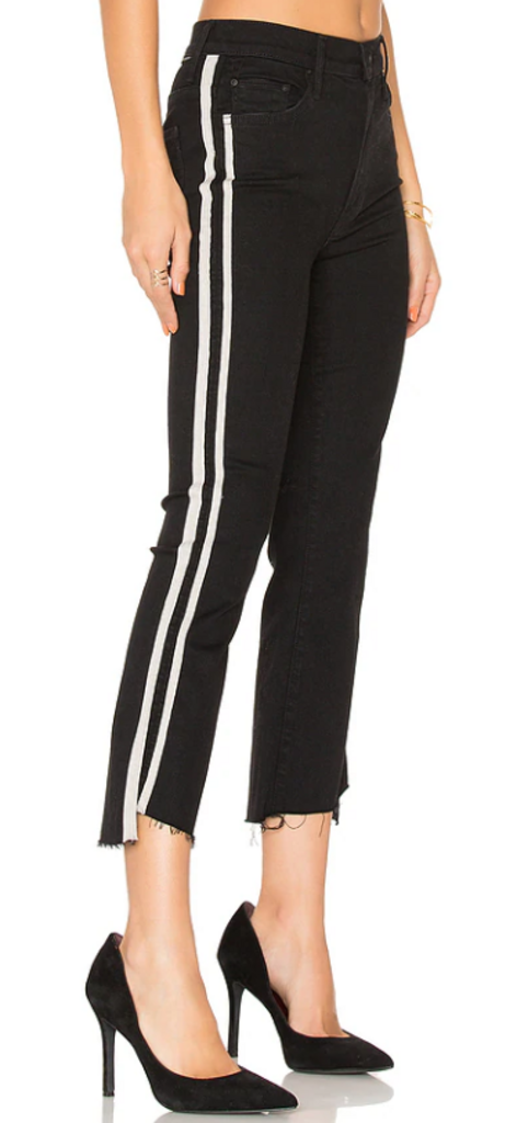 Mother Insider Crop Step Fray Jeans in Guilty Racer - Size 25