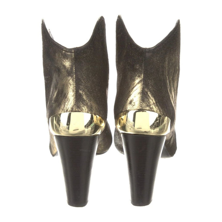 Sigerson Morrison Pony-Style Calfskin Ankle Boots - Size 6