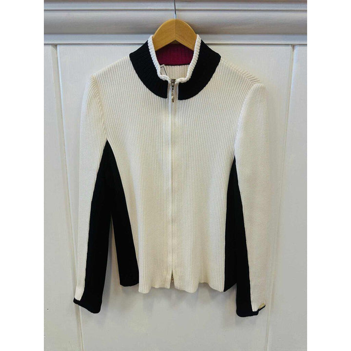 St. John Sport Full Zip Sweater Jacket - Size S/M