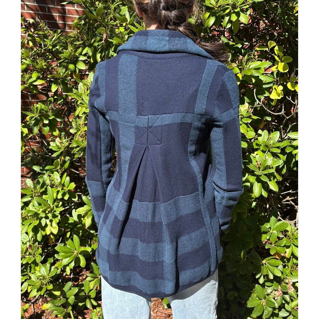 Burberry Brit Check Wool Cardigan - Size Small