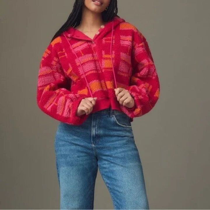 Porridge NWT Quinn Sherpa Fleece Hoodie - Size 3X