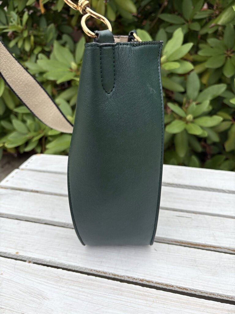 Stella McCartney Logo Crossbody in Pine Green (Retails for $995)