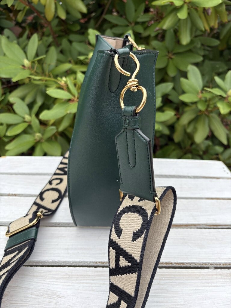 Stella McCartney Logo Crossbody in Pine Green (Retails for $995)