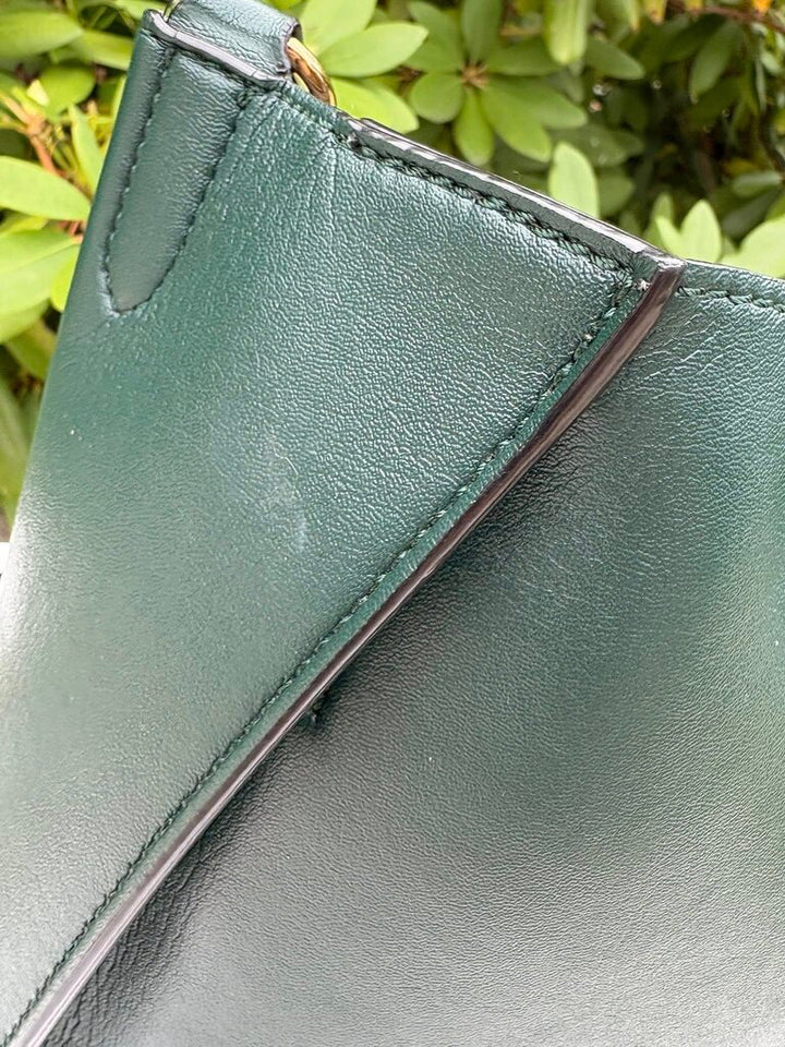 Stella McCartney Logo Crossbody in Pine Green (Retails for $995)