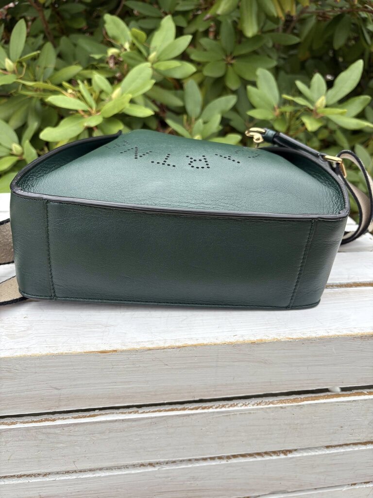 Stella McCartney Logo Crossbody in Pine Green (Retails for $995)