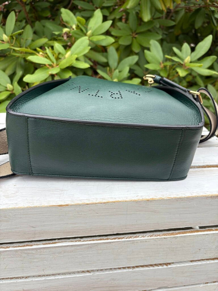 Stella McCartney Logo Crossbody in Pine Green (Retails for $995)