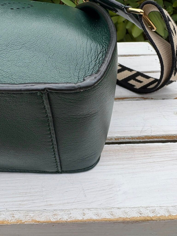 Stella McCartney Logo Crossbody in Pine Green (Retails for $995)