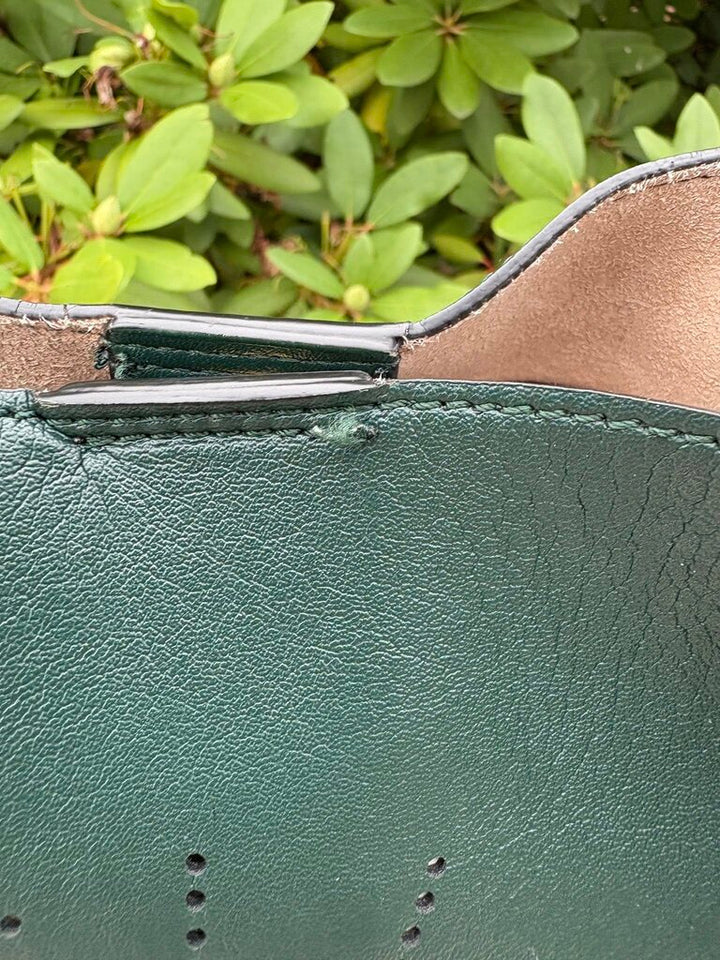 Stella McCartney Logo Crossbody in Pine Green (Retails for $995)