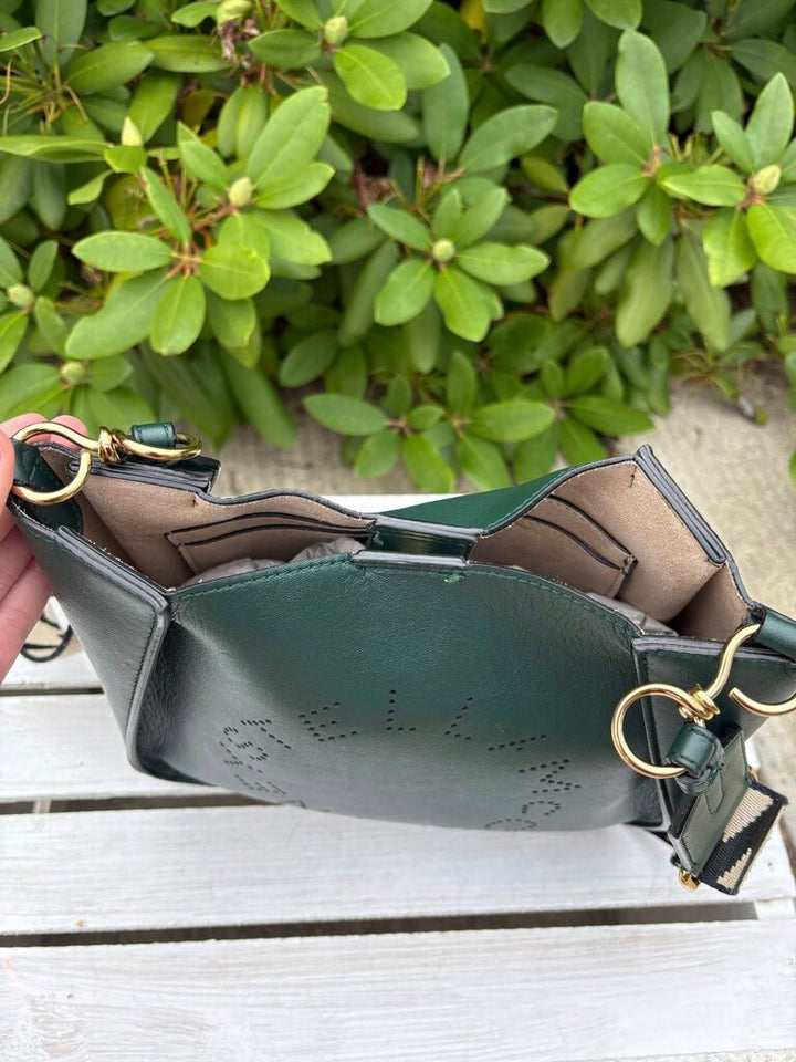 Stella McCartney Logo Crossbody in Pine Green (Retails for $995)