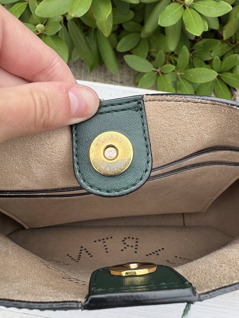 Stella McCartney Logo Crossbody in Pine Green (Retails for $995)